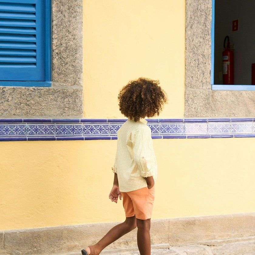 Orange Cortino Boy Shorts