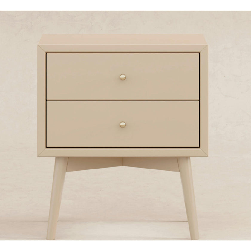 Palma Assembled Nightstand in Taupe