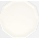 Cream Decagon Compostable Dinner Plates