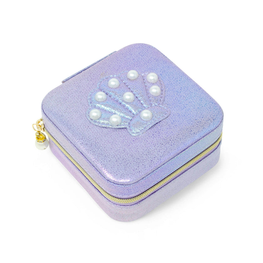 Girl's Mermaid Seashell Pearl Jewelry Box