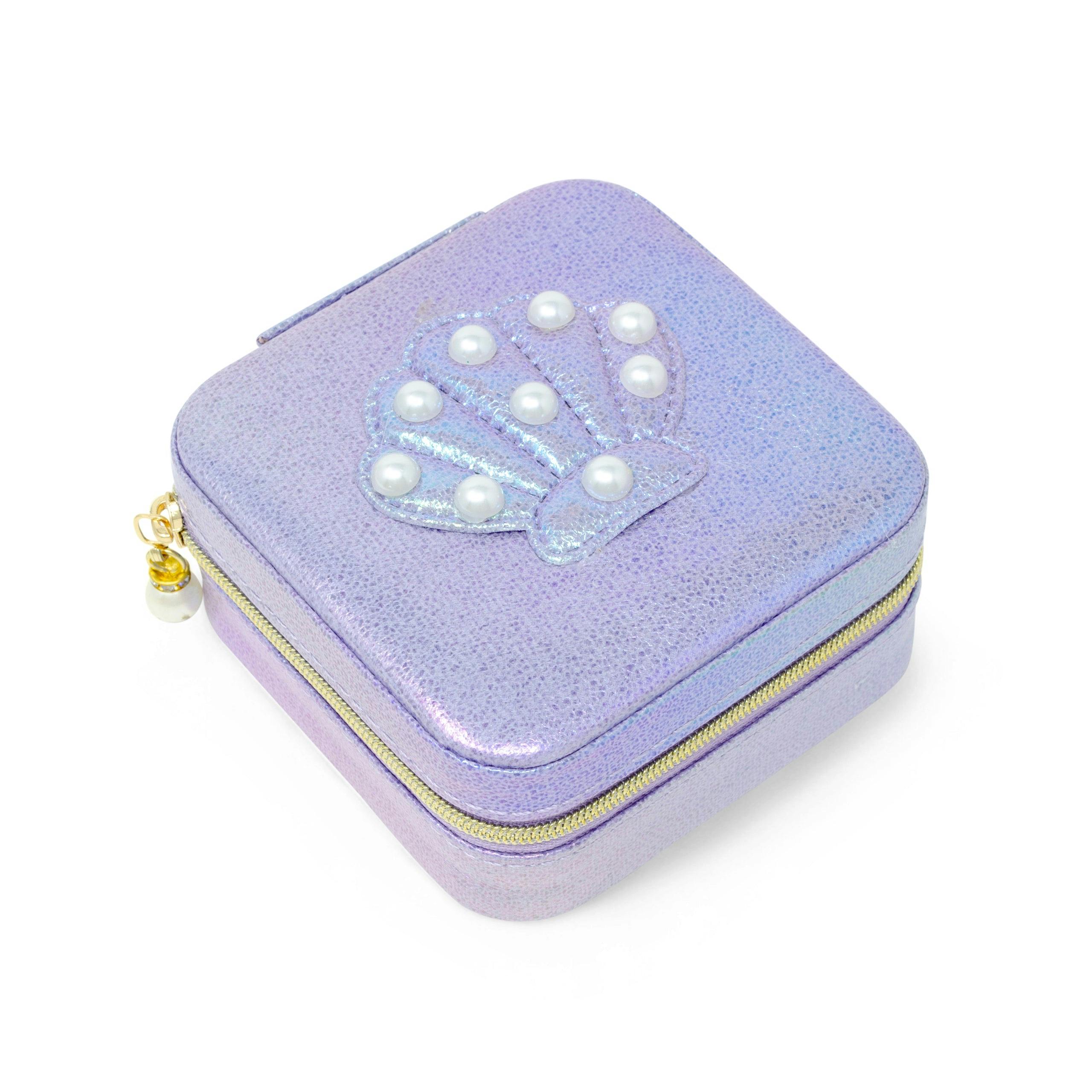 Girl's Mermaid Seashell Pearl Jewelry Box