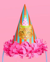 Cat Mini Party Hats - 10 paper hats