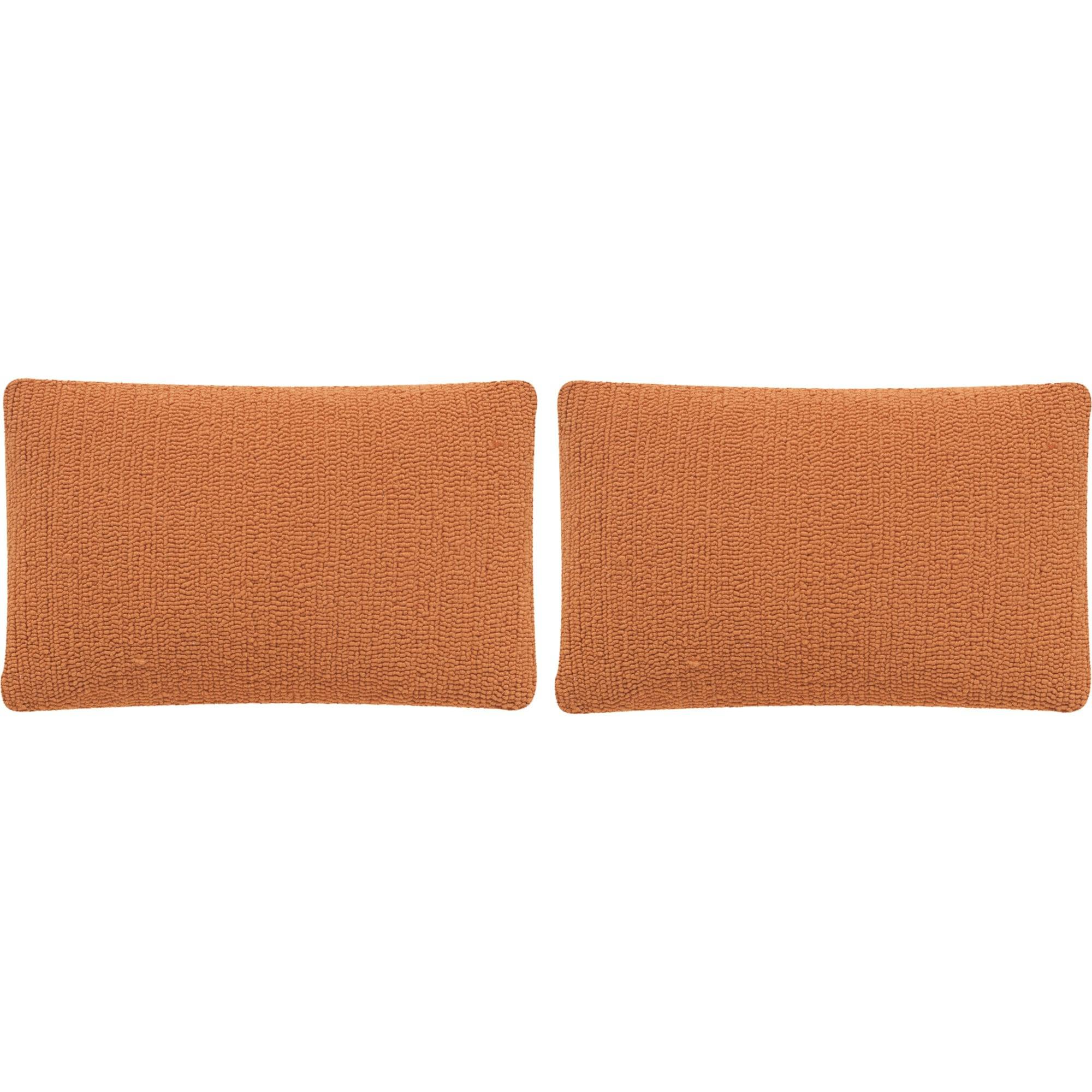 Set of 2 Soleil Solid Indoor/Outdoor Pillow
