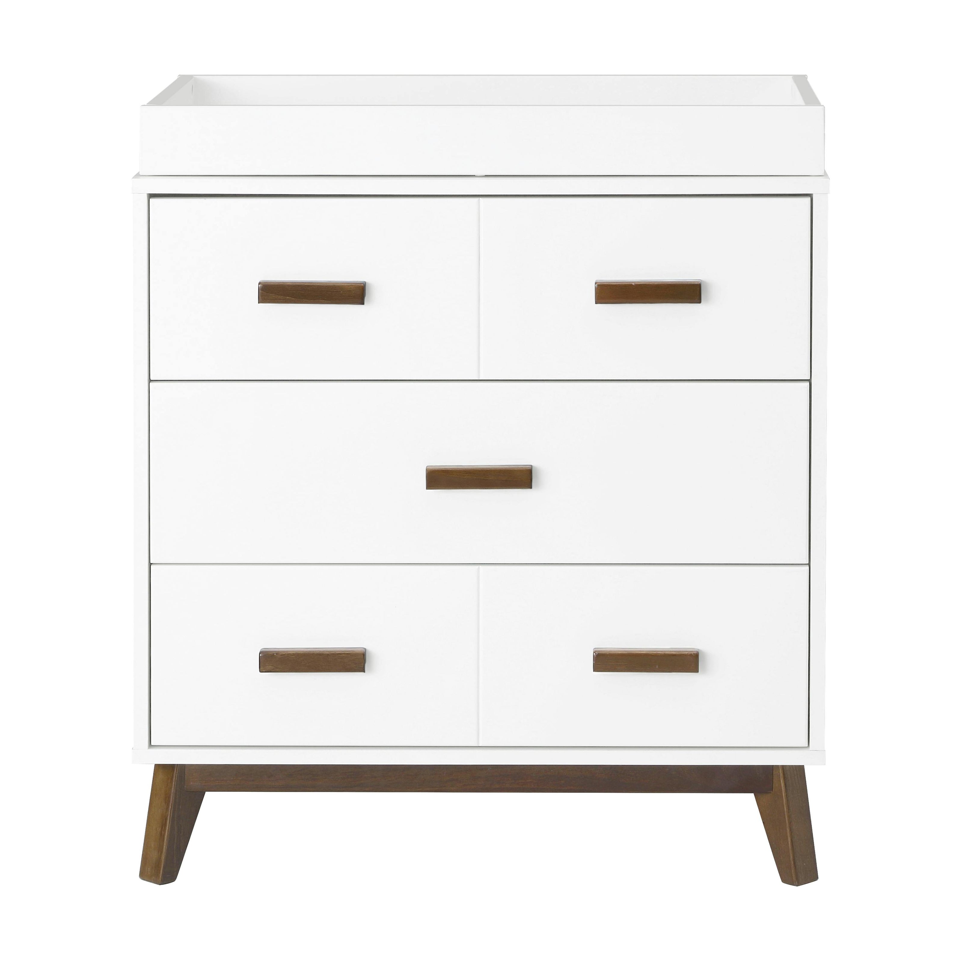 Scoot 3-Drawer Compact Changer Dresser with Removable Changing Tray (34
