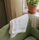 Rosette Knit Blanket