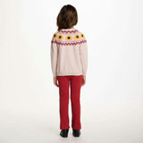 Kids Fair Isle Sweater W/Flare Legging Set