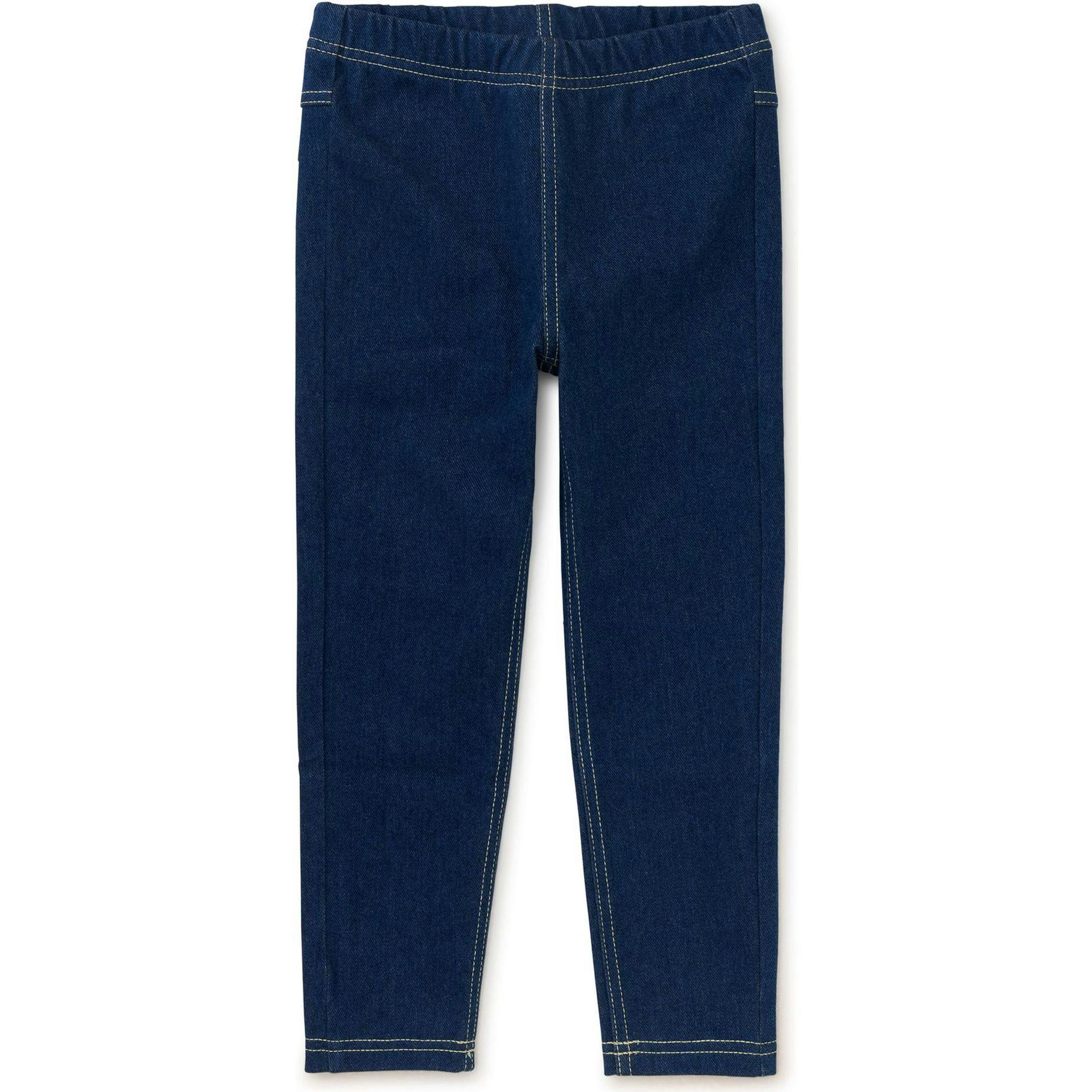Denim-Like Jeggings, Blue