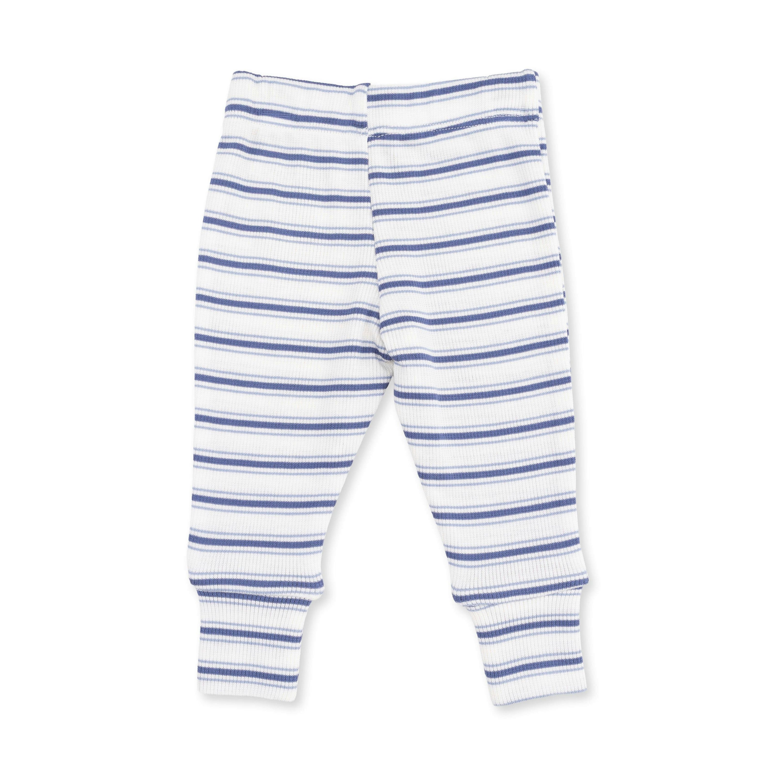 Vintage Stripe Blue - Long Sleeve Henley Play Set
