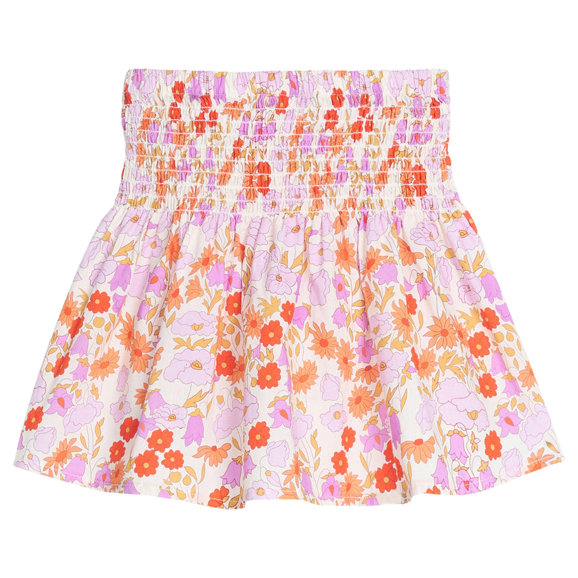 Shirred Circle Skirt