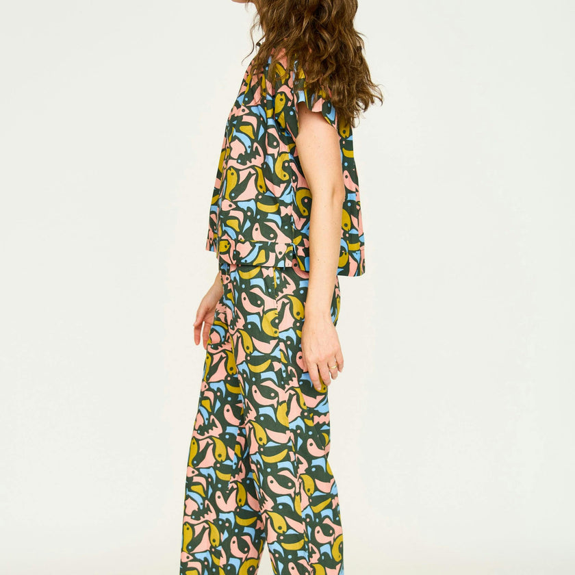 Pajama Pant Set in Guppy