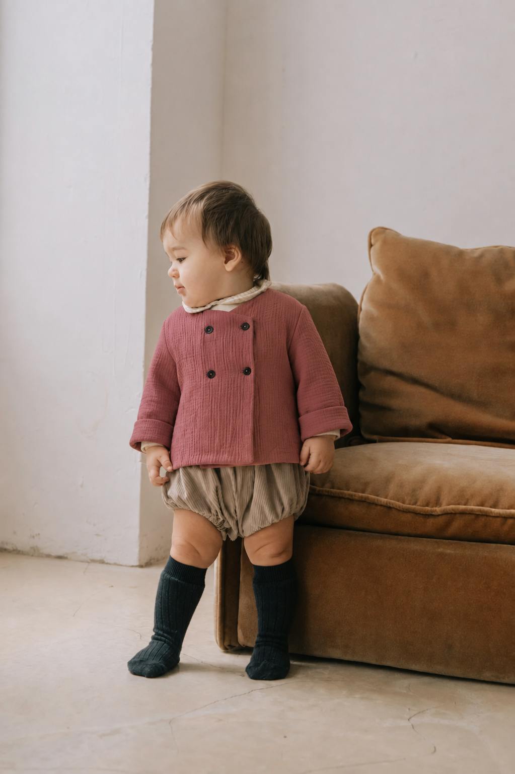 Veste bébé Waffle