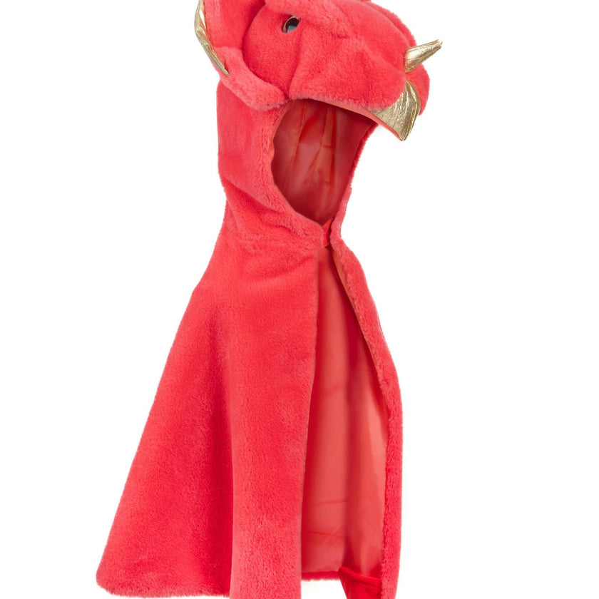 Red Triceratops Cuddle Cape