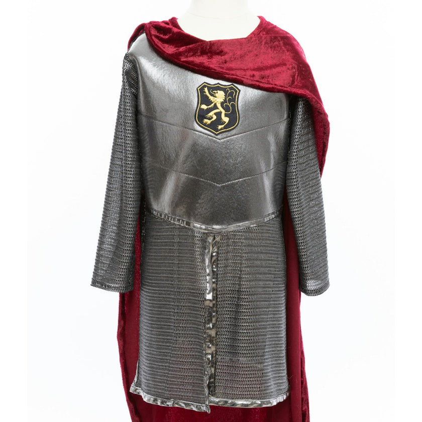Silver Knight Tunic with Cape