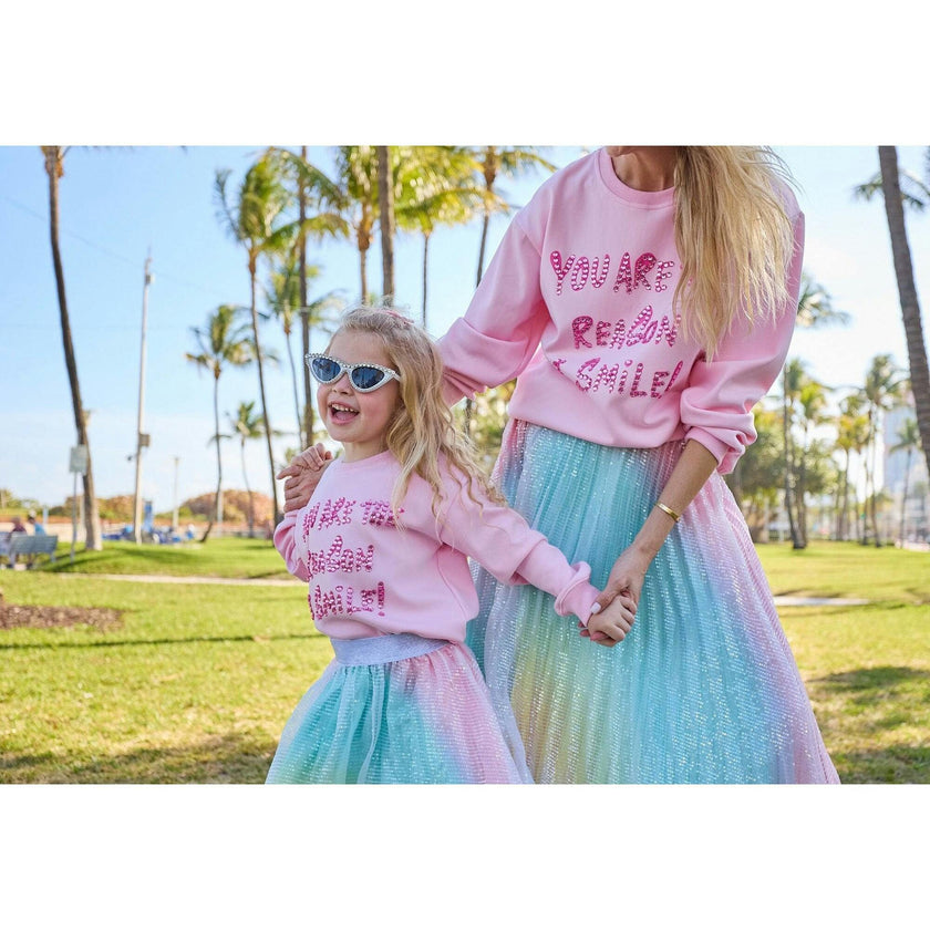 Women's You are the reason I smile Sweatshirt