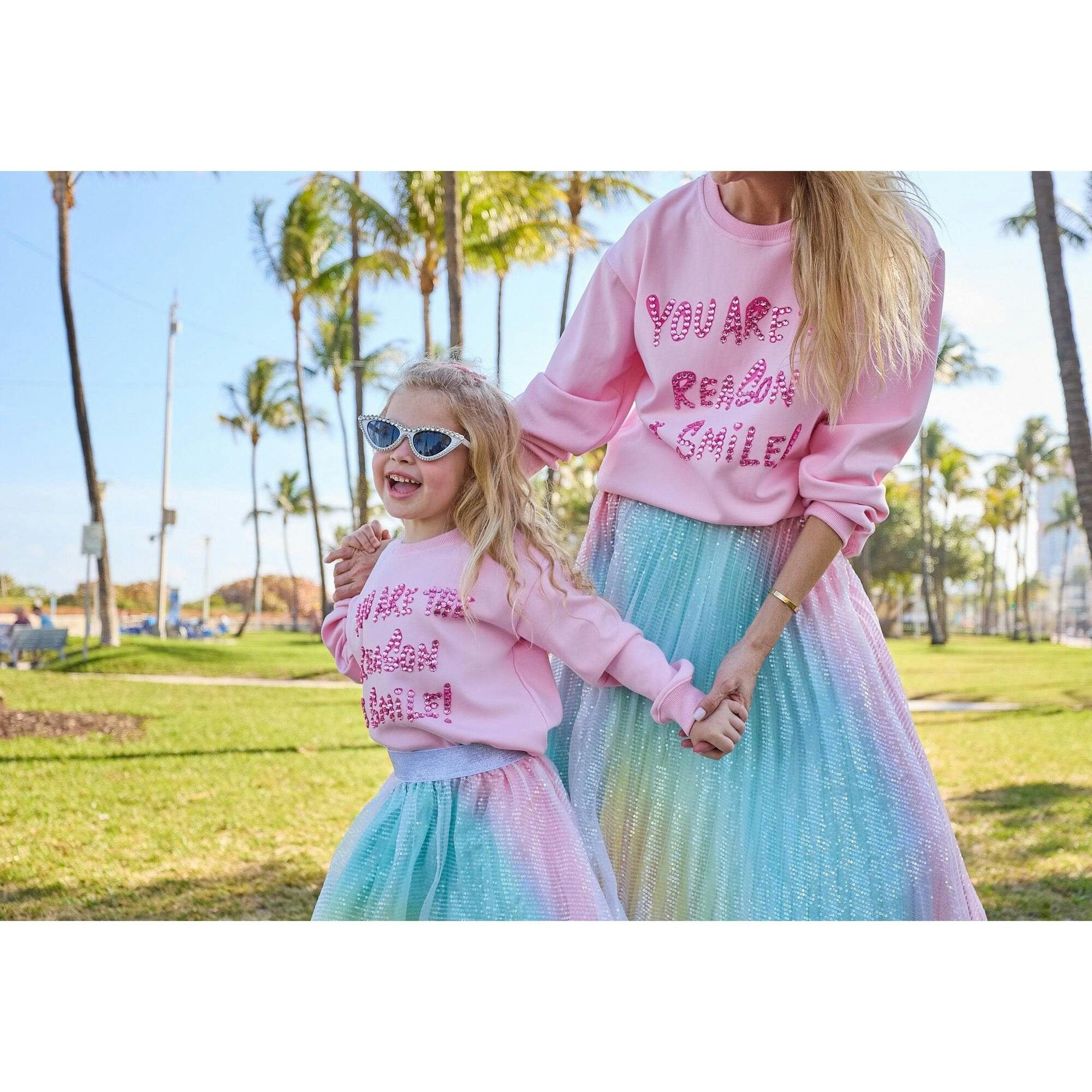 Women's You are the reason I smile Sweatshirt