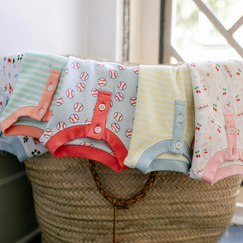 Frankie PJ Set - Mint Stripe