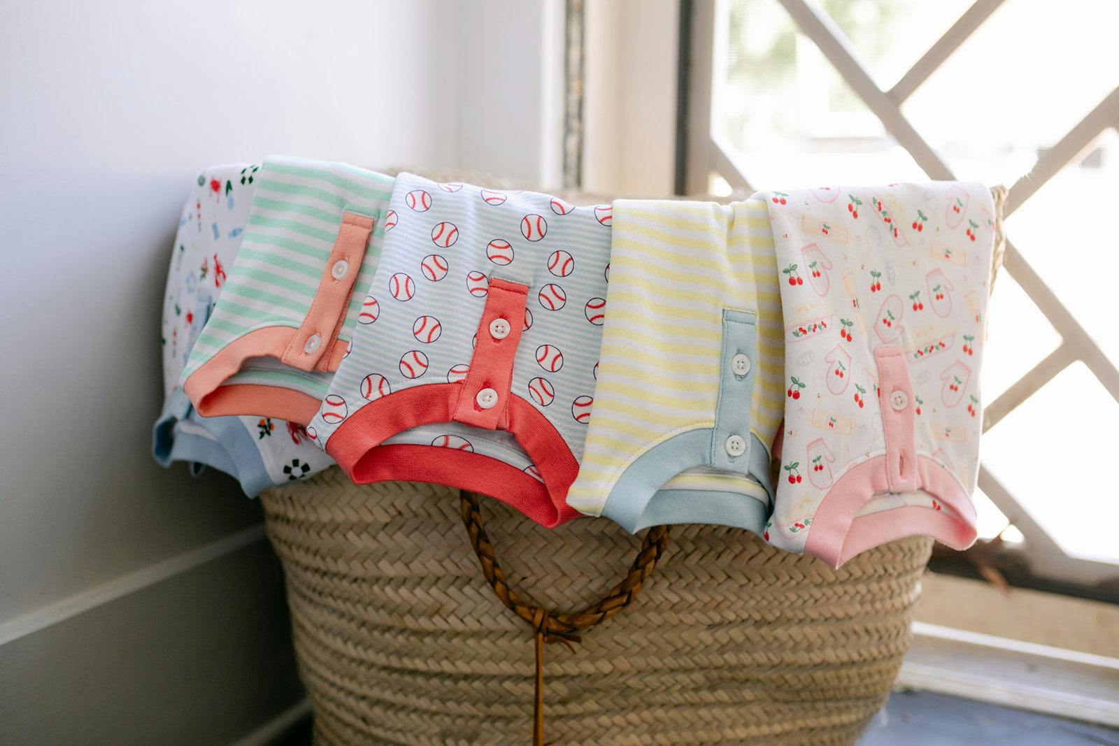 Frankie PJ Set - Home Run Print