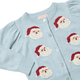 Girls Constance Sweater - Tossed Santas