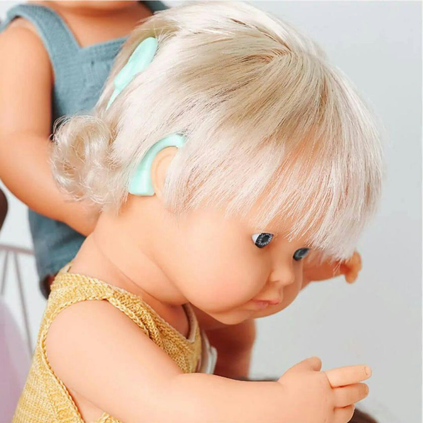 My Friends and Me Collection Baby Girl Doll with Blonde Hair and Hearing Implant - 15"