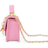 Tiny Quilted Ballet Charm Handbag