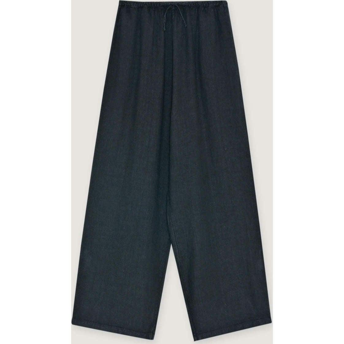 Melissa Woman Pant Palazzo Midnight Black