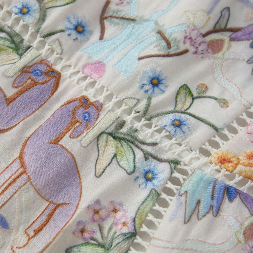 Tatiana Embroidered Mini Dress