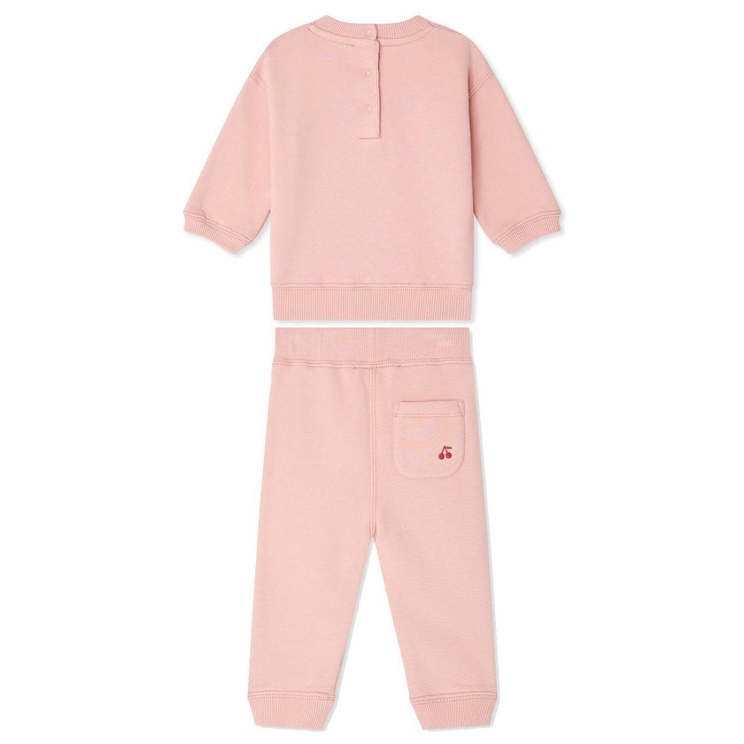 BONPOINT Dahlia Soft Baby Set - PInk Rose