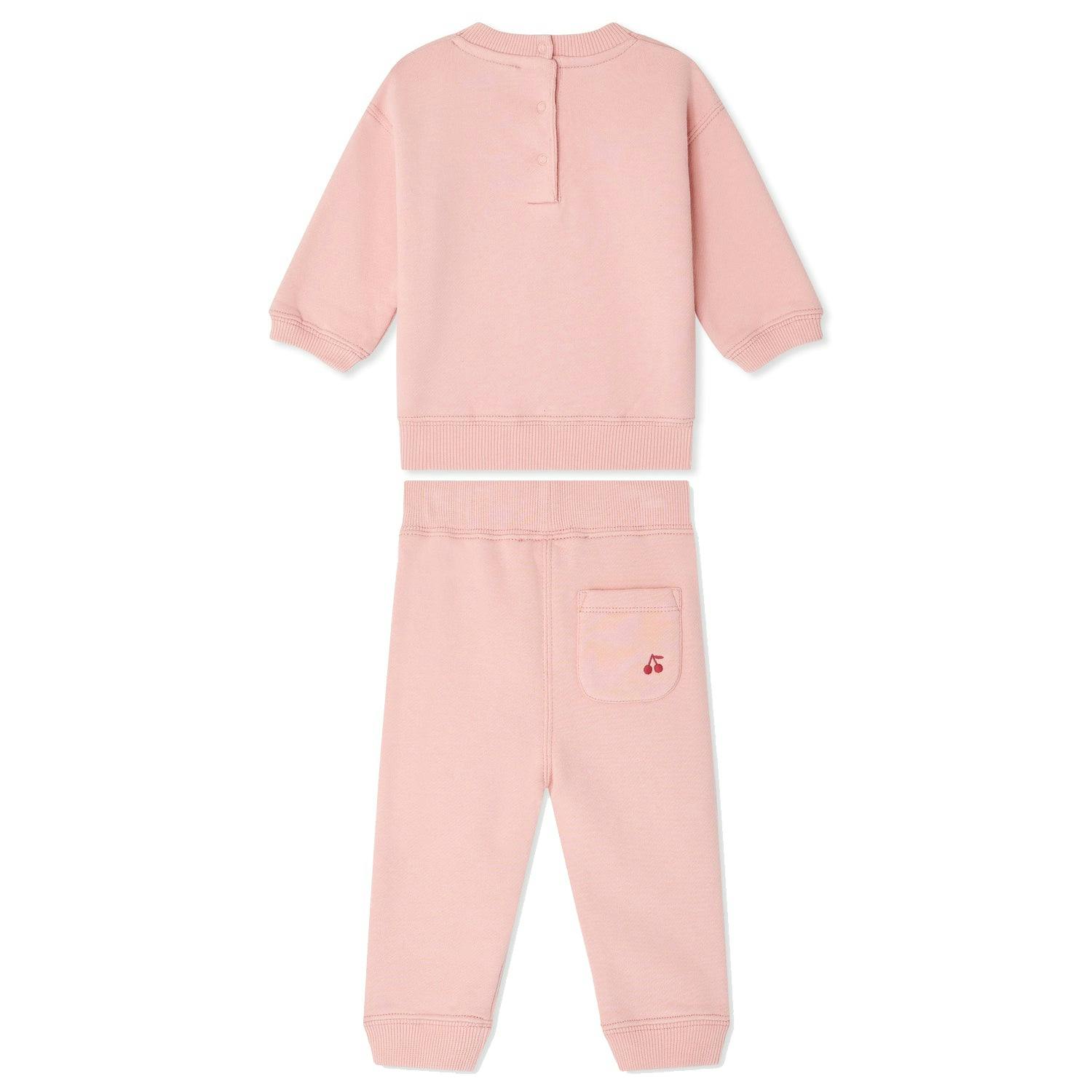 BONPOINT Dahlia Soft Baby Set - PInk Rose