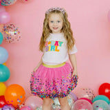 Birthday Girl Patch Short Sleeve T-Shirt