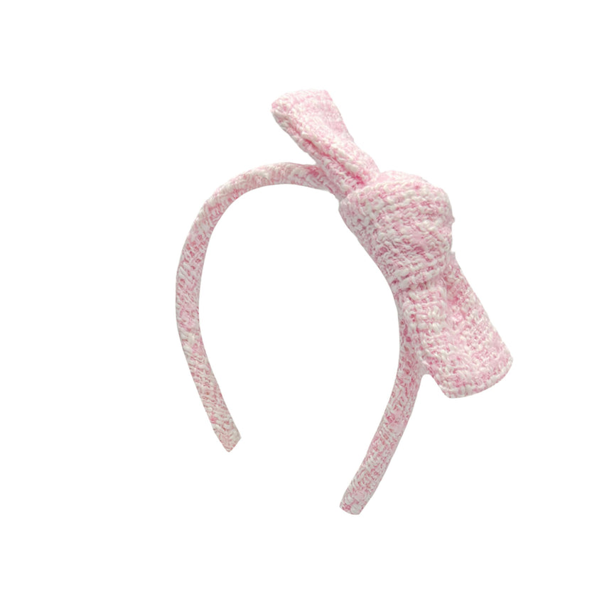 Tweed Bow Headband
