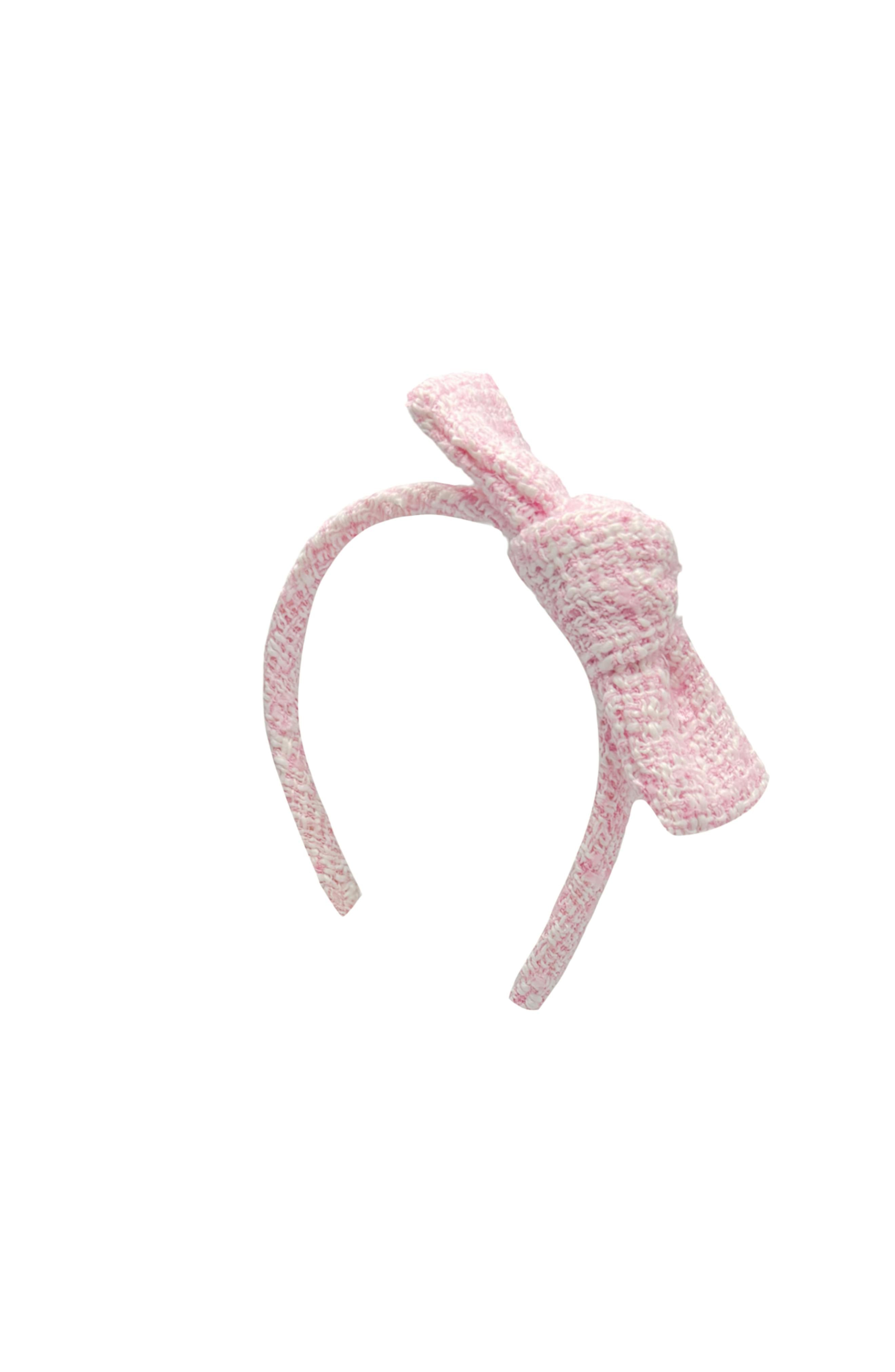Tweed Bow Headband
