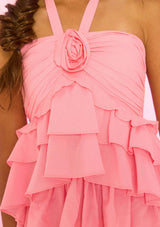 Ellie Cotton Frill Maxi Dress