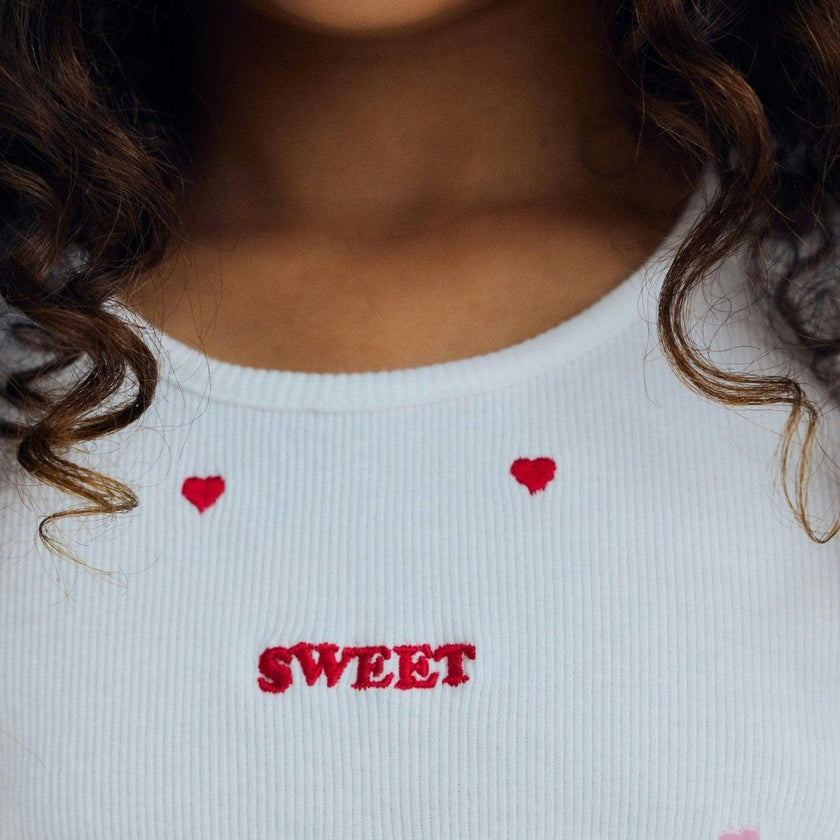 Petunia Tee Hearts Pure Cloud