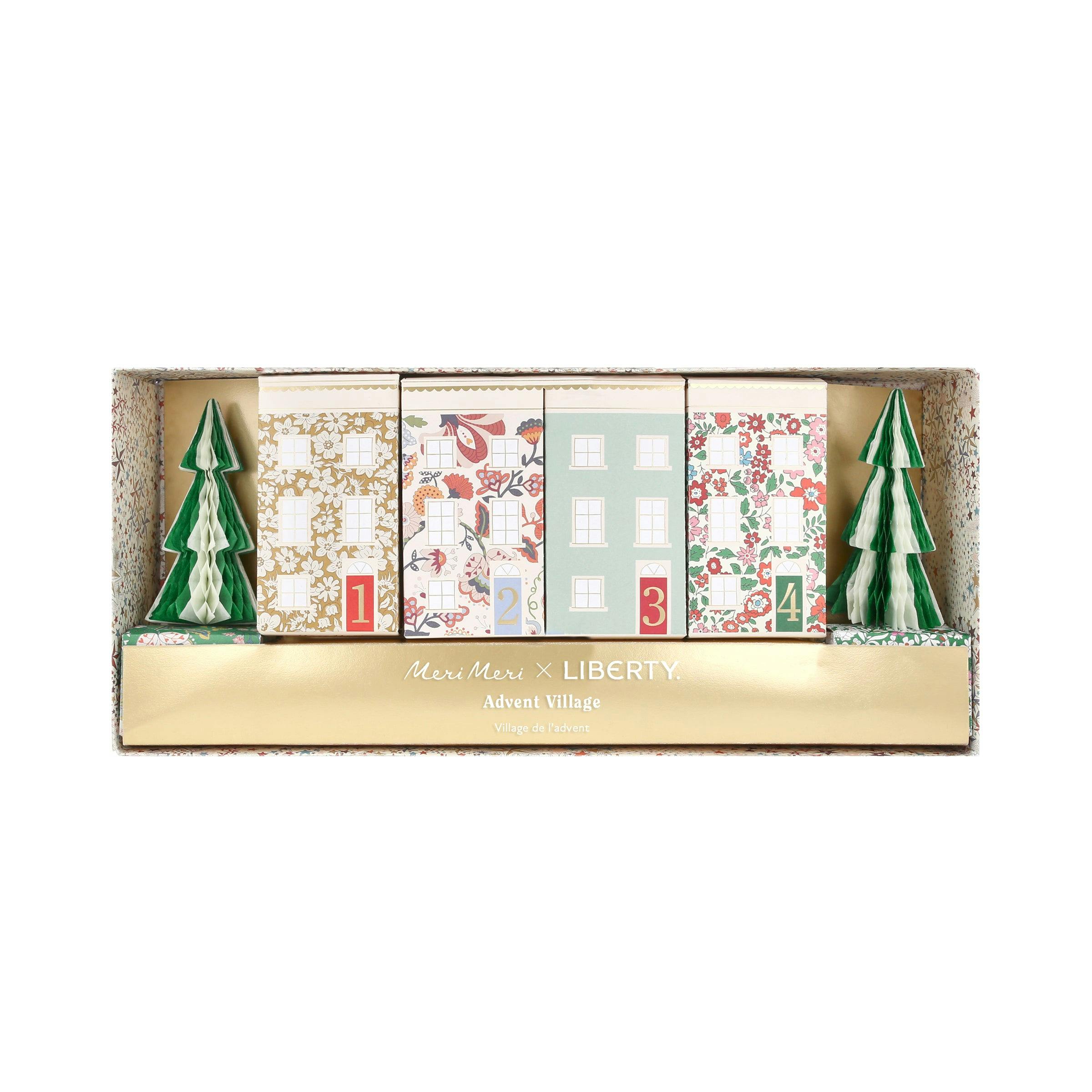 Meri Meri x Liberty Advent Village