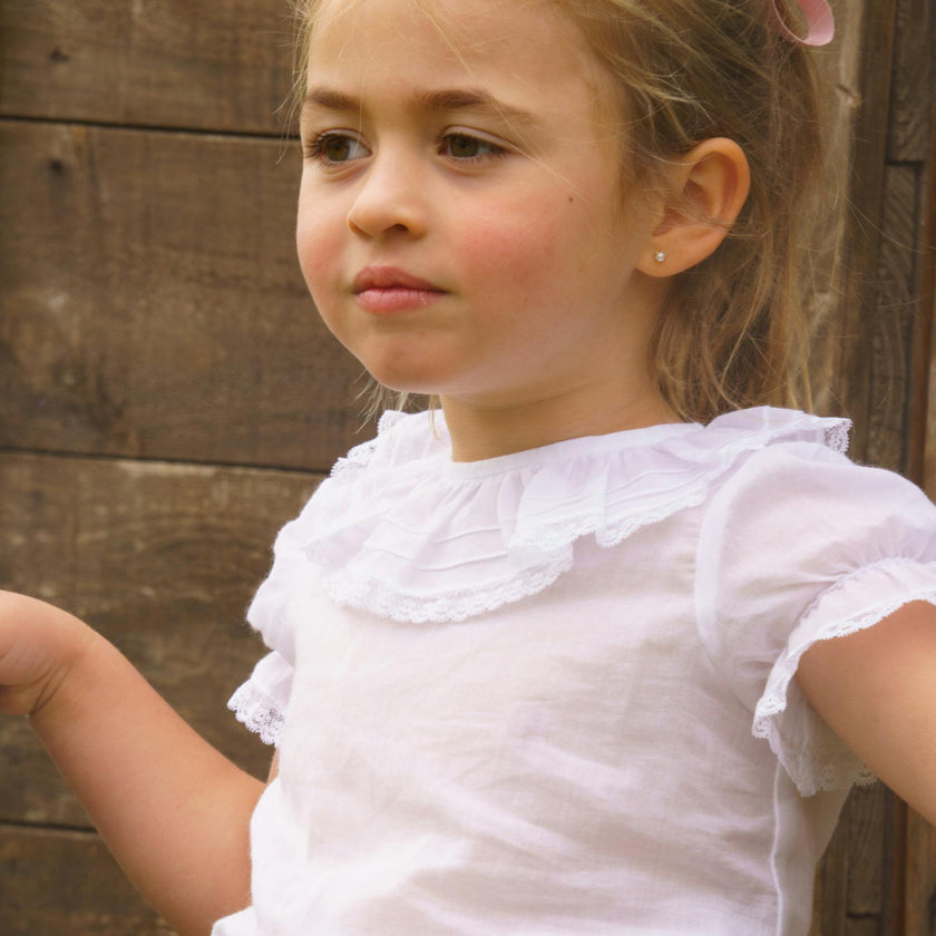 Montaigne Blouse White Voile