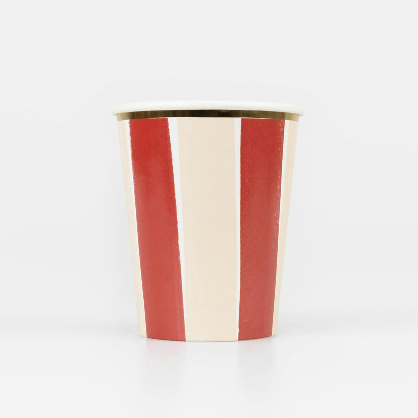 Fall Stripe Cups