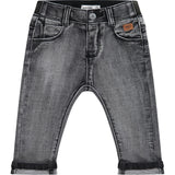 Washed Charcoal Jogger Denim