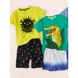 Painterly Croc Graphic Tee, Green