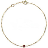 Birthstone Bezel Bracelet