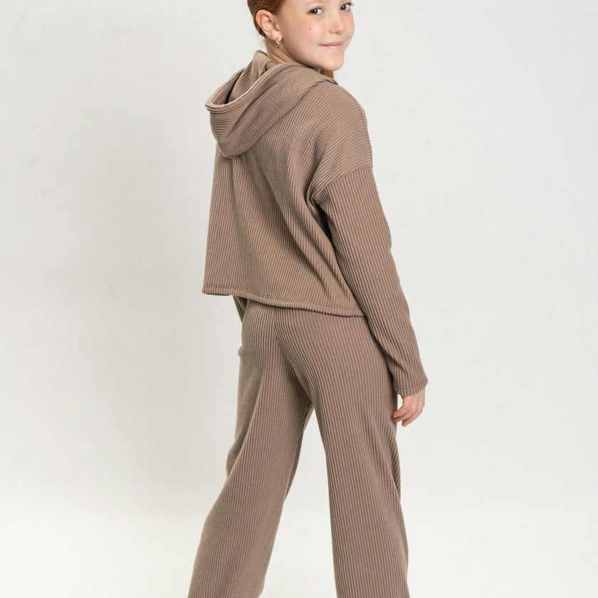 Girls Lucy 3 Piece Rib Sweat Set