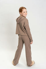 Girls Lucy 3 Piece Rib Sweat Set