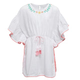 White Spring Fling Cover Up