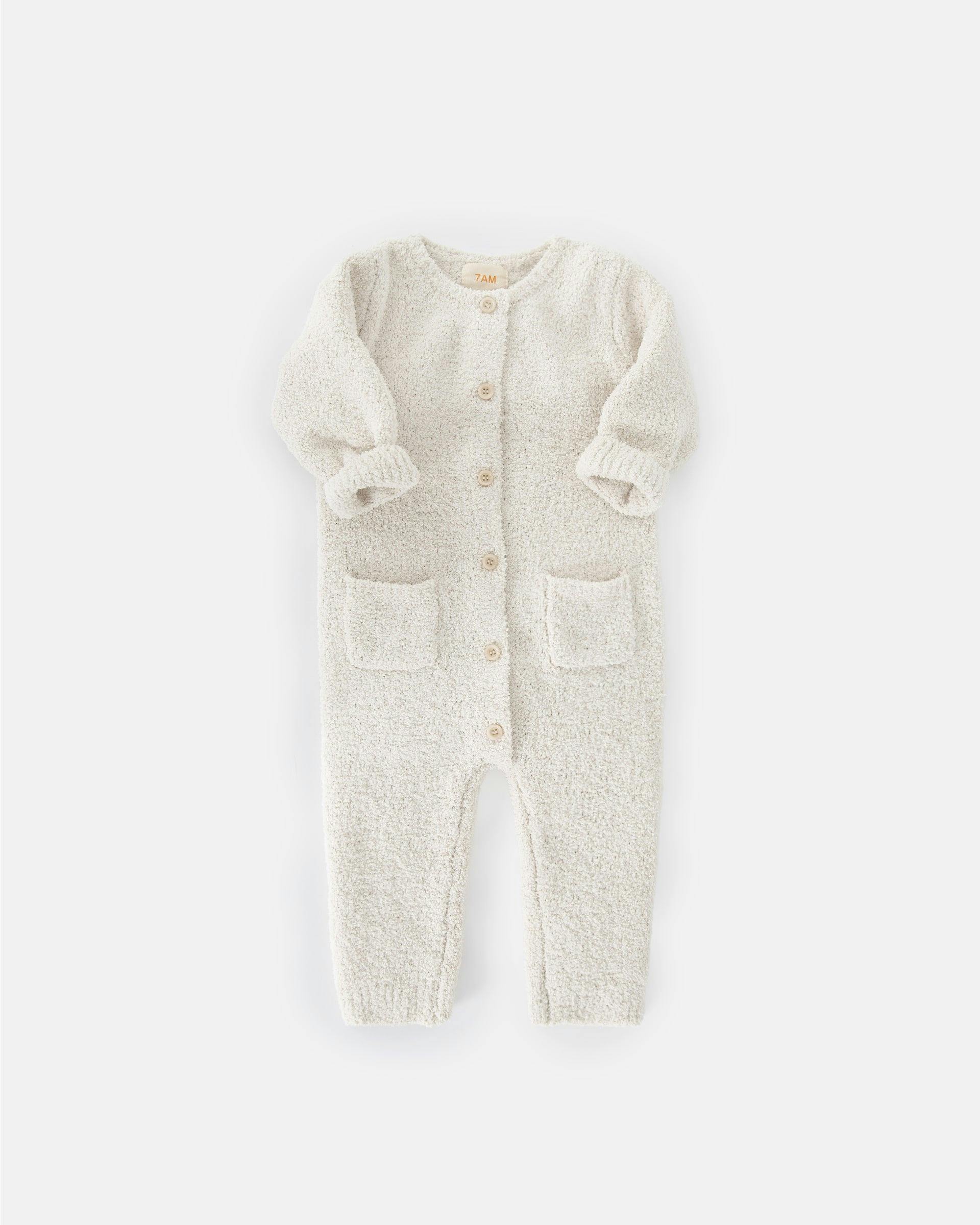 Long Sleeve Jumpsuit - Fuzzy