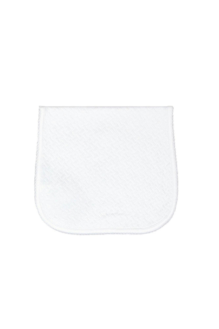 Basket Weave Baby Burp Cloth