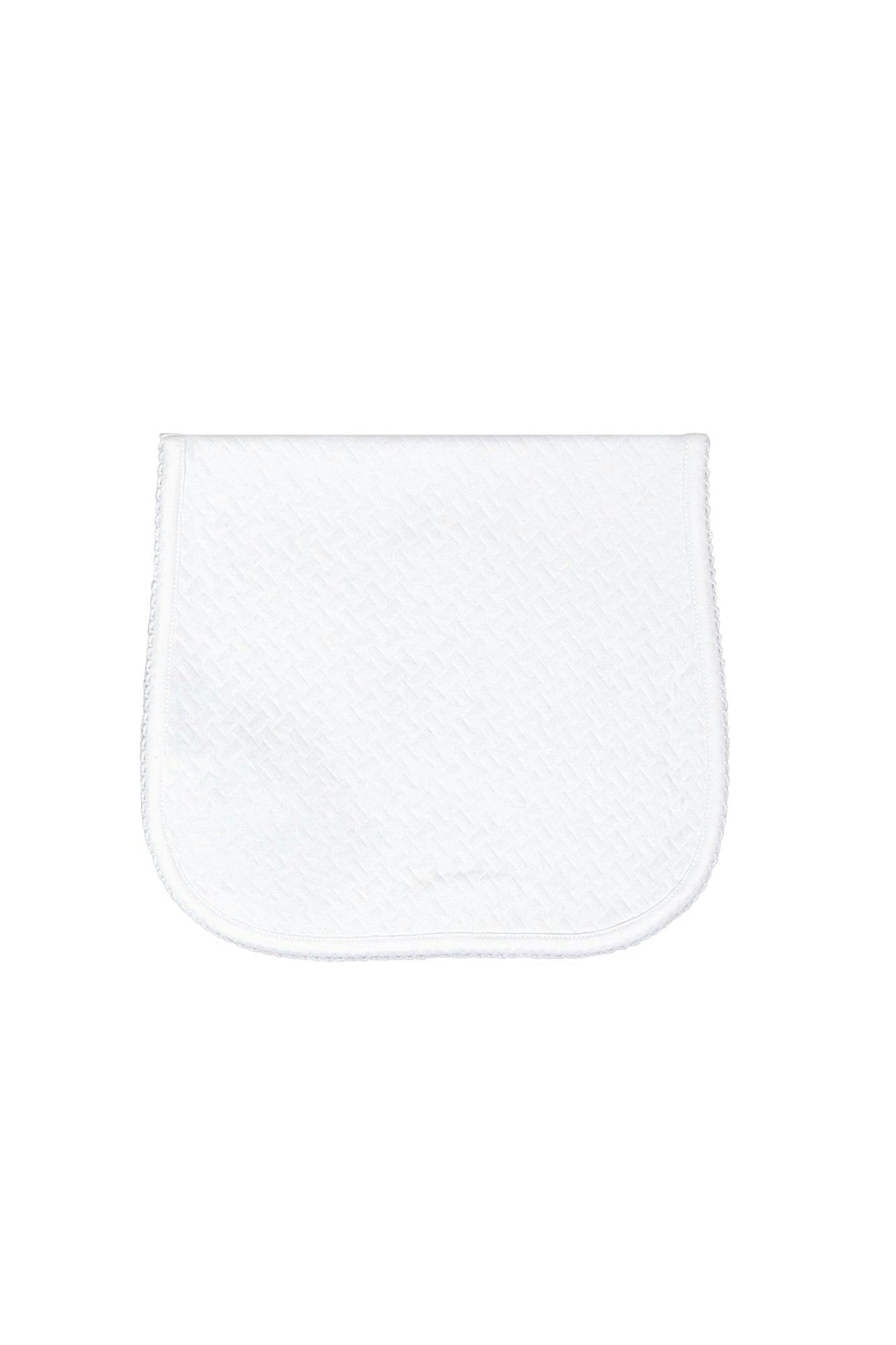 Basket Weave Baby Burp Cloth