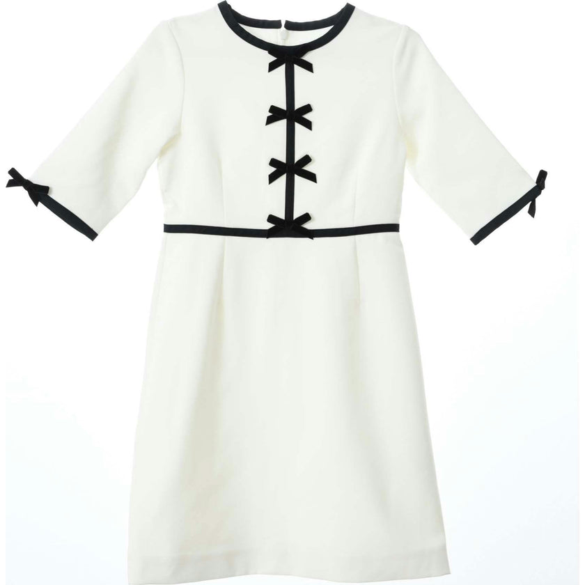 Anais bow dress (ivory)