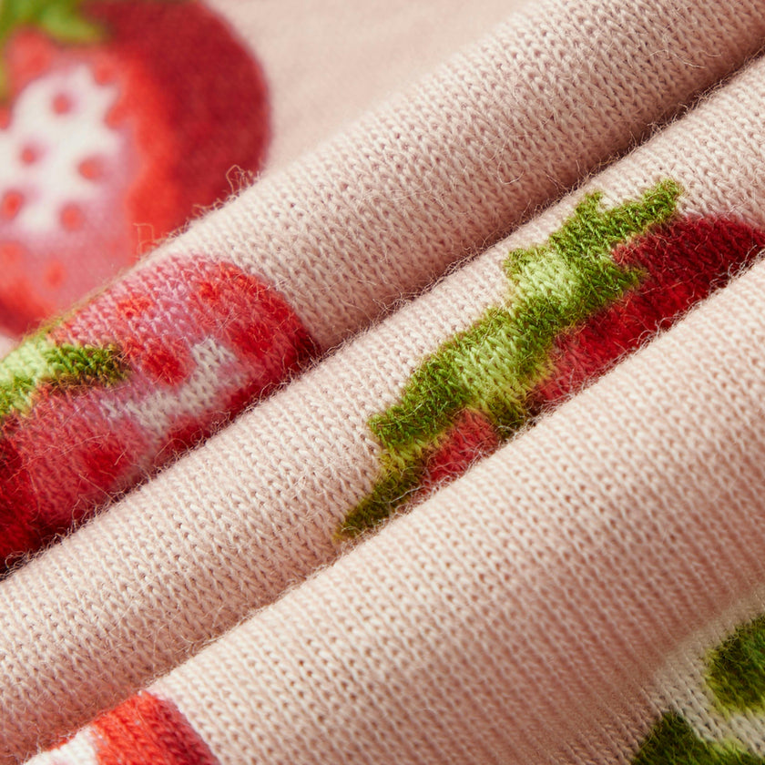 Strawberry Organic Cotton Ruffle One Piece