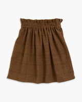 Viana Skirt Brown Tweed