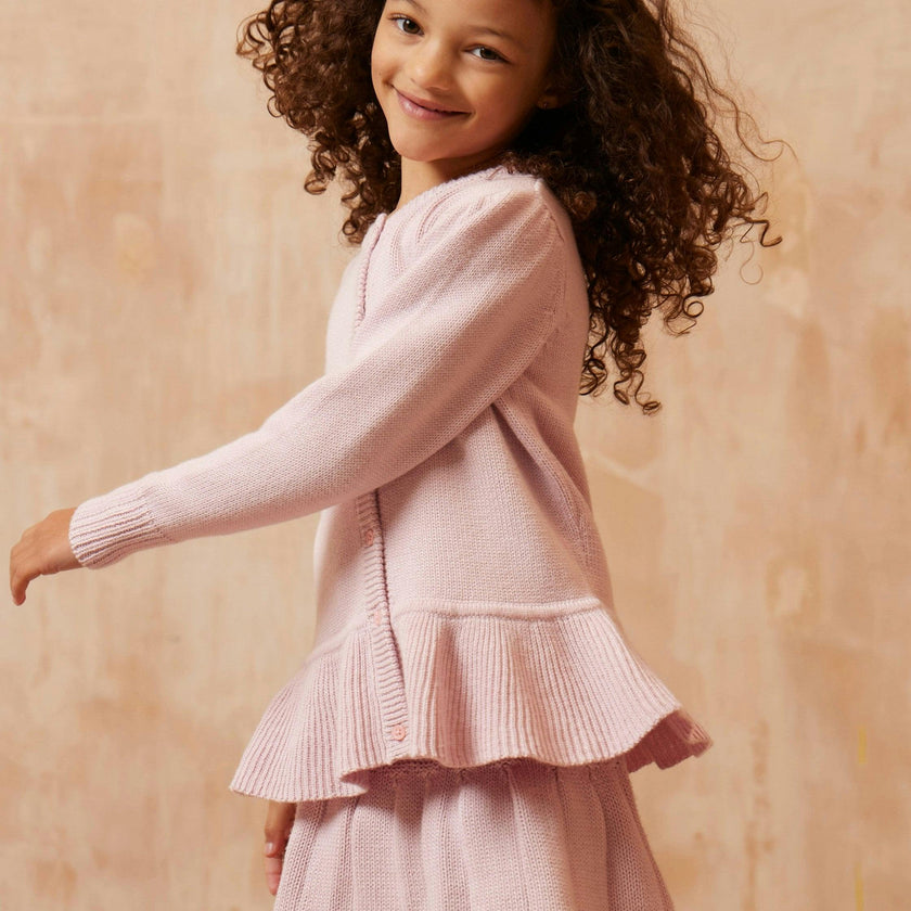 Ruffled Hem Jacket | Lilac