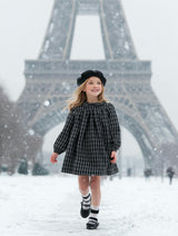 Plaid Collar Dress